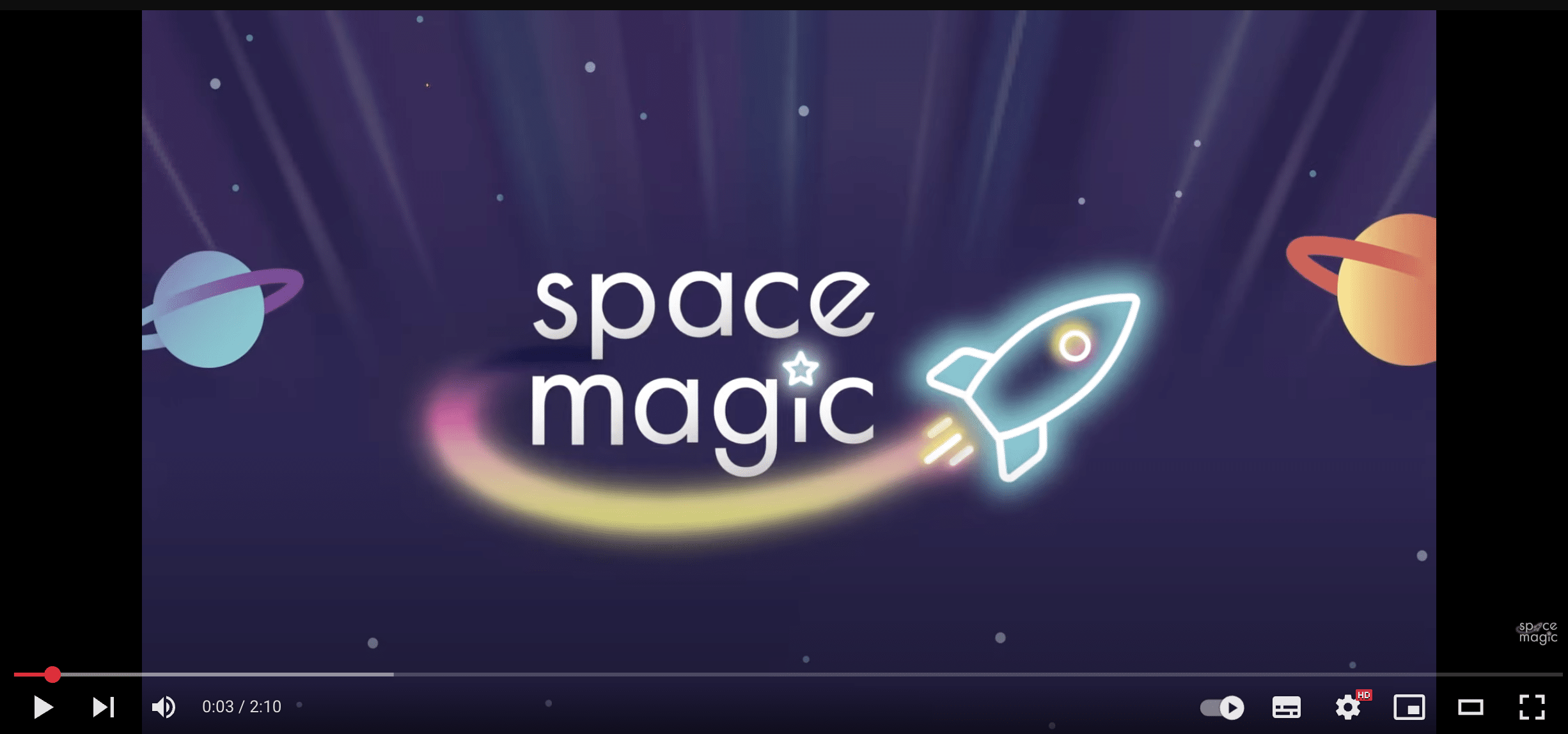 space magic video ad - designstuuv