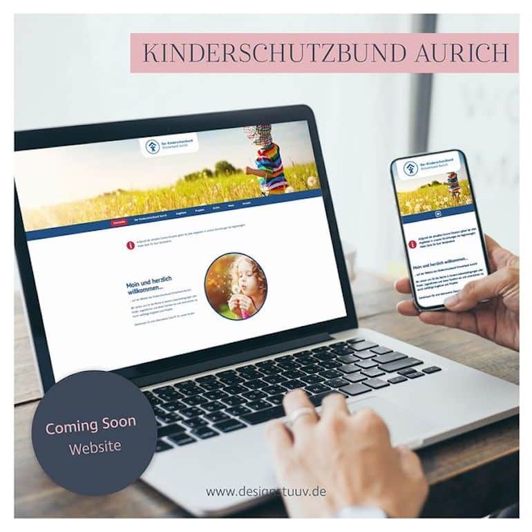 kinderschutzbund aurich website designstuuv werbeagentur