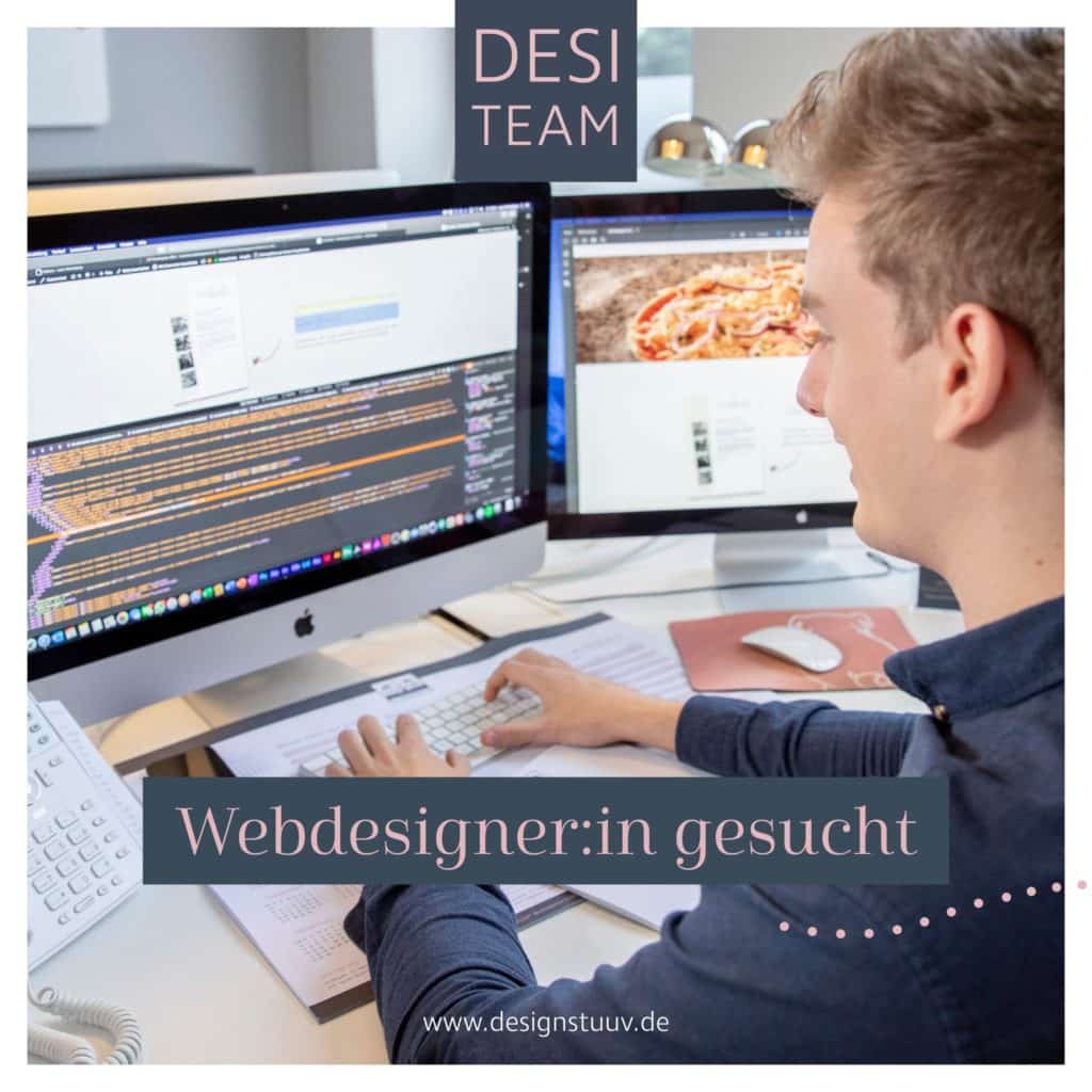 Stellenanzeige - Webdesigner - DESIGNSTUUV