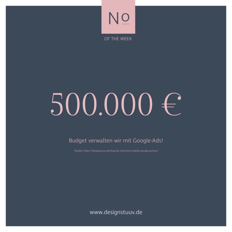 Designstuuv Google Ads Budget