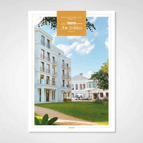 Hotel am Schloss printprodukte von der Designstuuv werbeagentur4