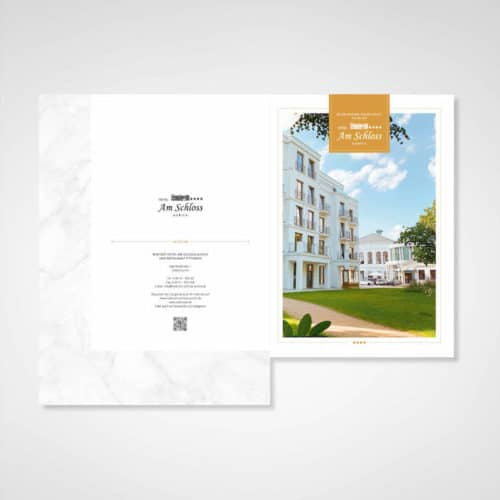 Hotel am Schloss printprodukte von der Designstuuv werbeagentur4