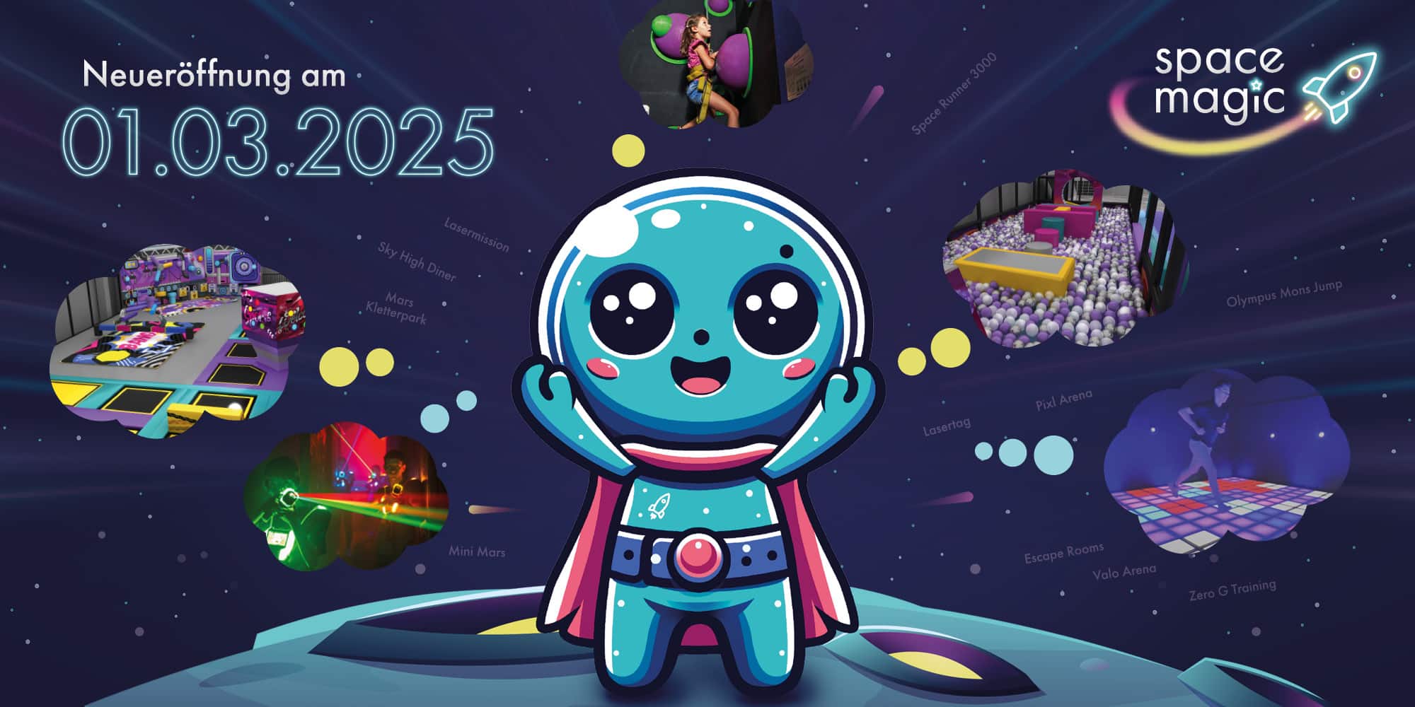 Space magic aurich 2025 designstuuv kampagne