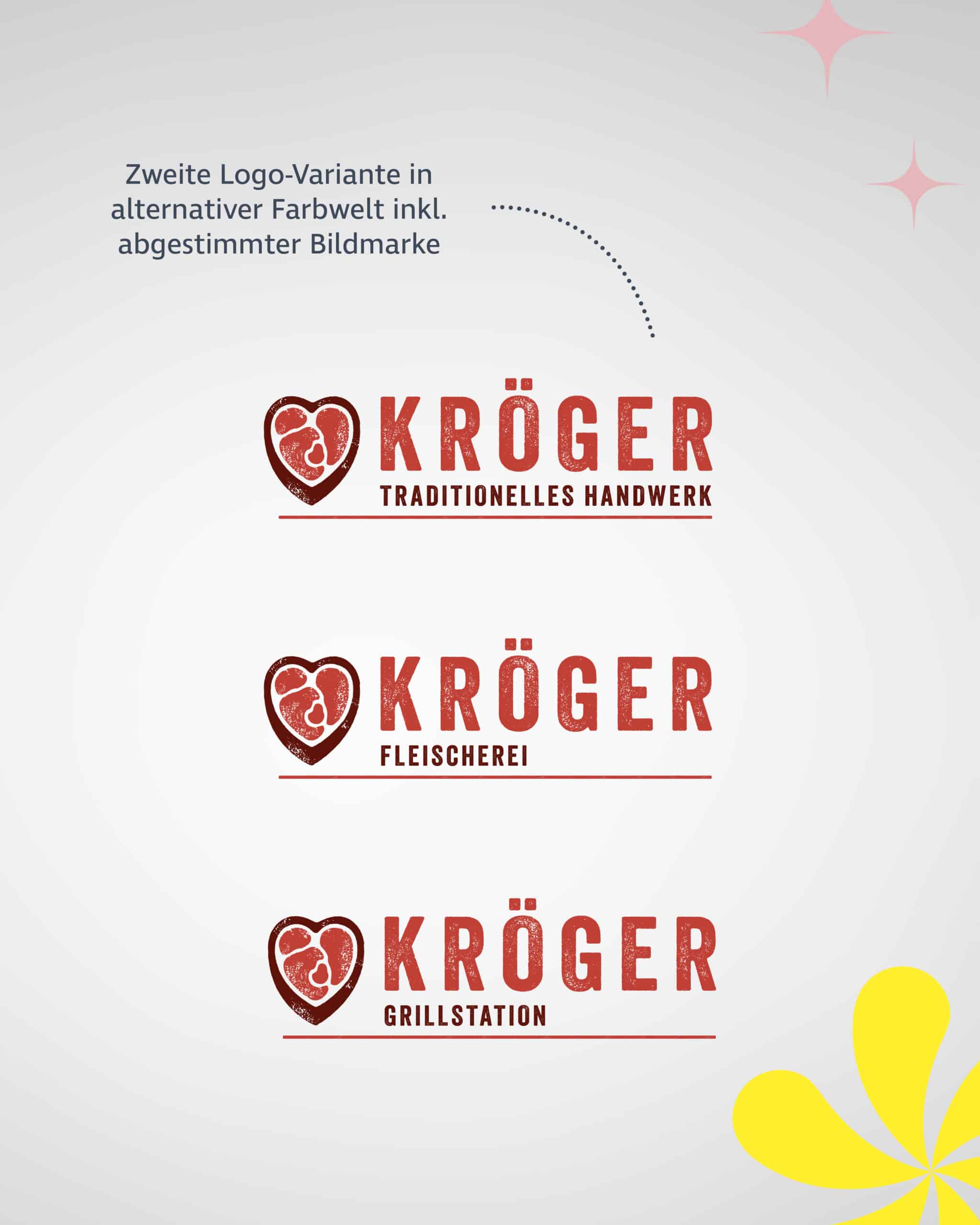 Desi case fleischerei kröger logo entwürfe3