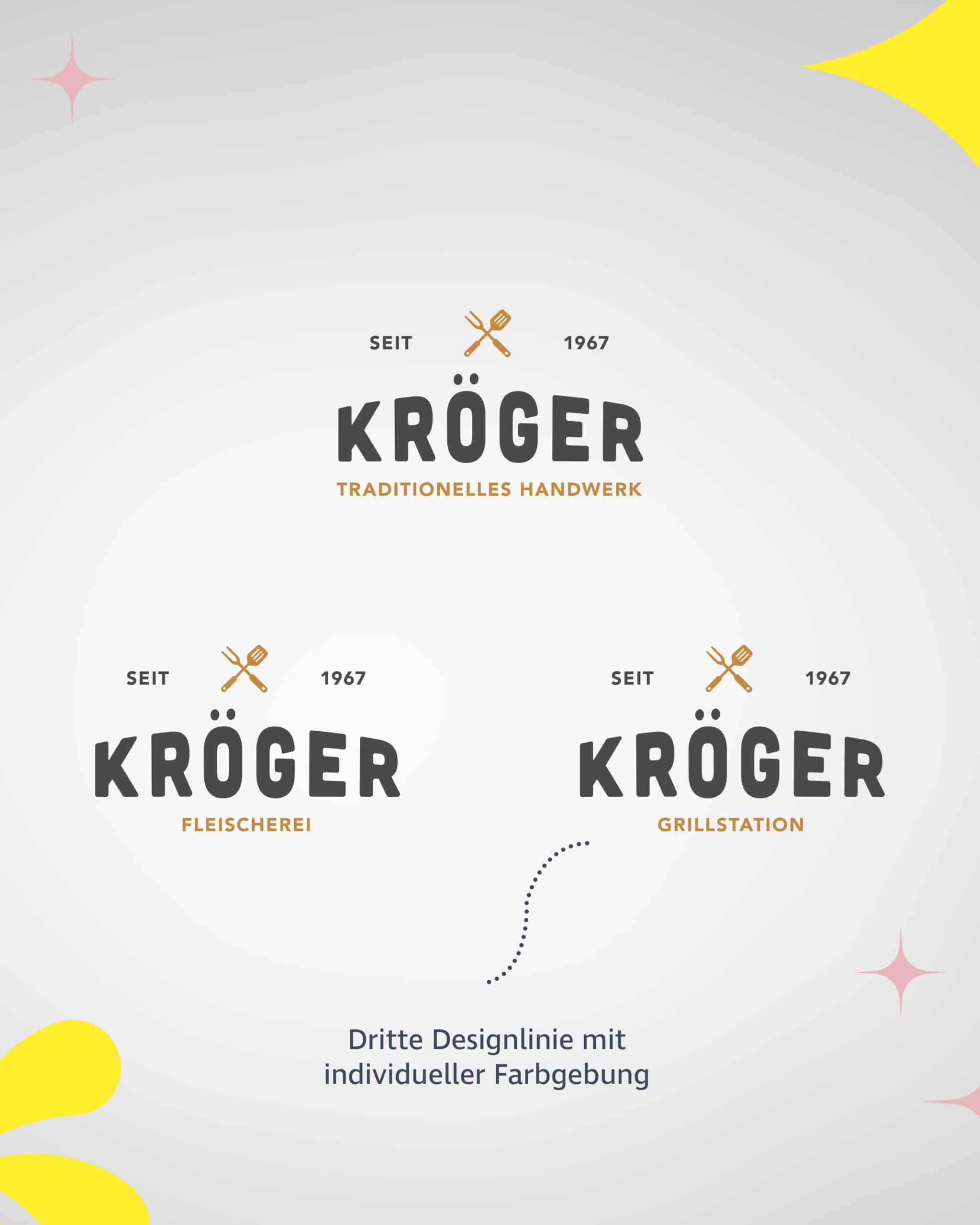Desi case fleischerei kröger logo entwürfe4