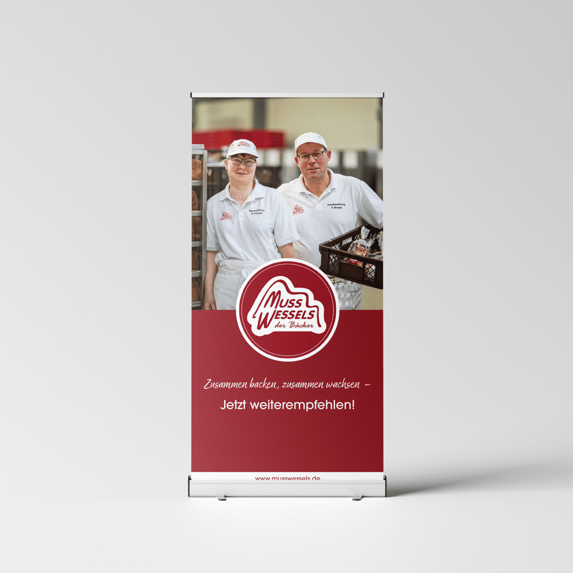 Free roll up mockup 1